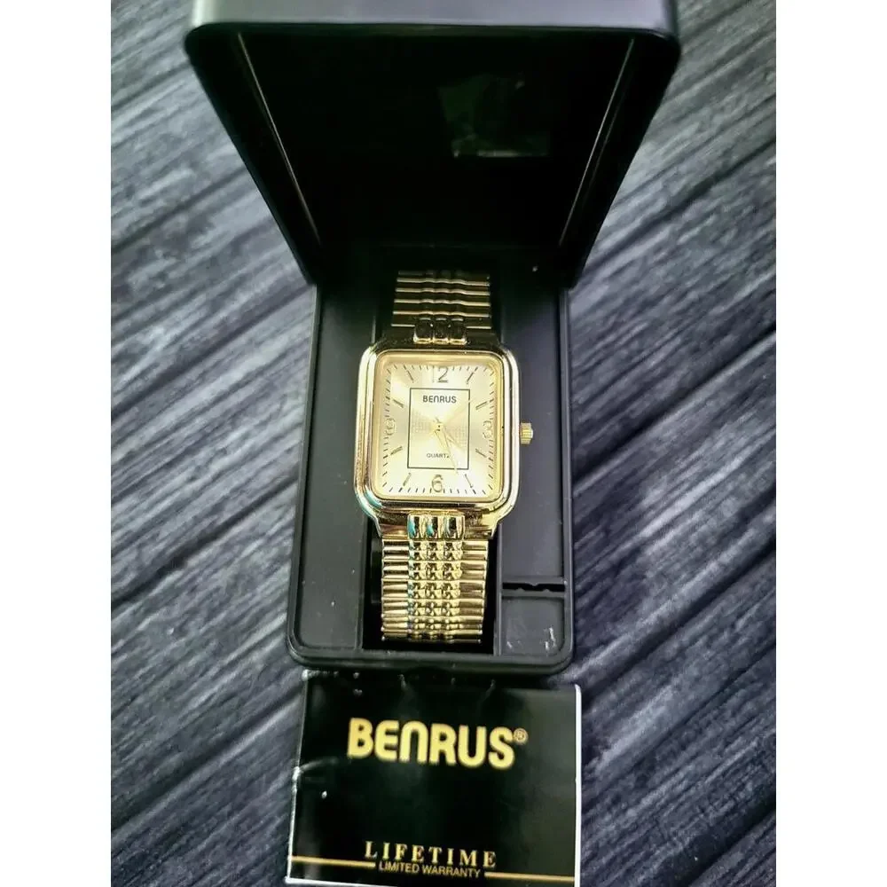 Rare‎ Condition New In  Box Vintage Benrus Mens Retro Watch